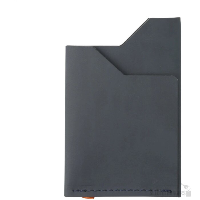 Gerecyclede Leren Pashouder Blauw