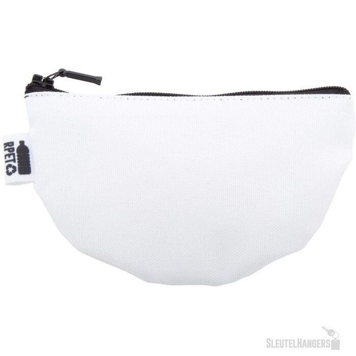 Halve Cirkel Portemonnee Met Rits Zwart