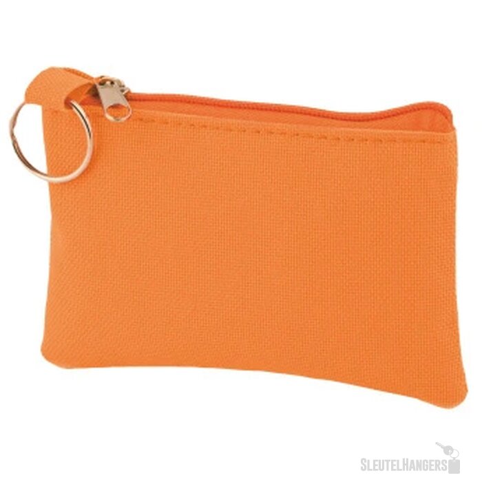 Sleuteltasje met rits Oranje
