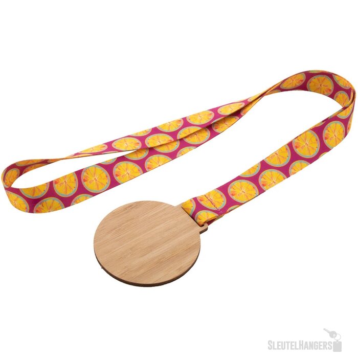 Bamboe Medaille Naturel