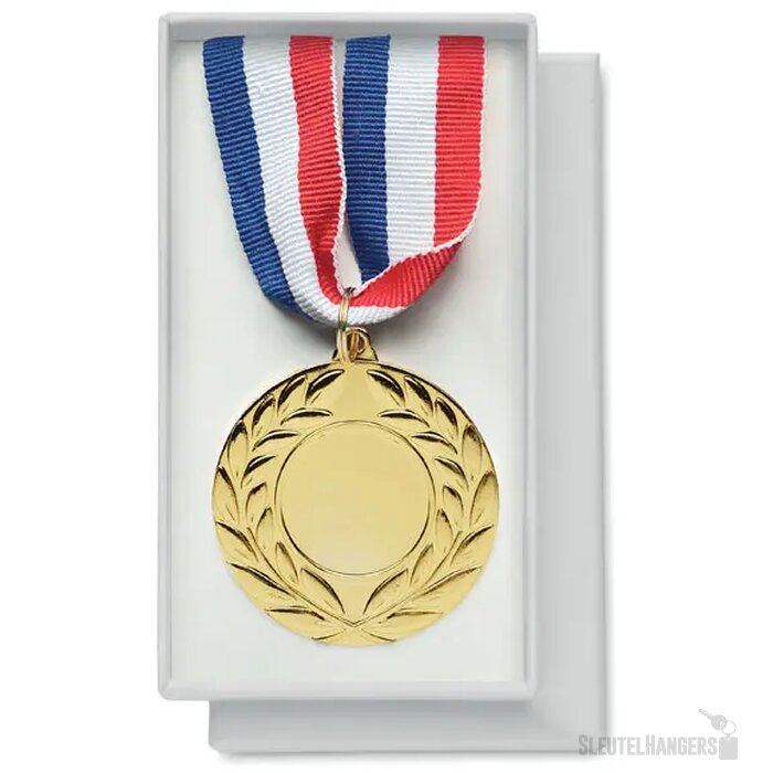 Medaille in doosje Goud