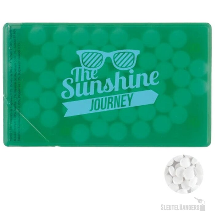 Creditcard mintdispenser Groen