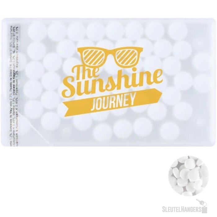 Creditcard mintdispenser Transparant