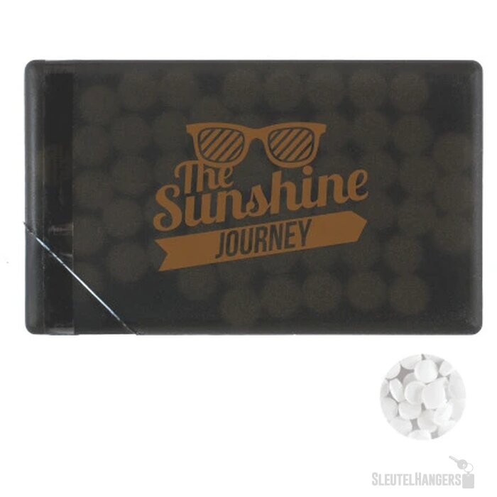 Creditcard mintdispenser Zwart