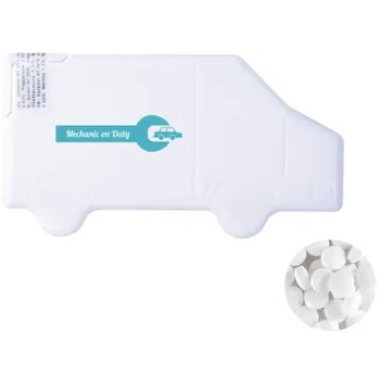 Vrachtwagen mintdispenser met ca. 8 gr. mintjes