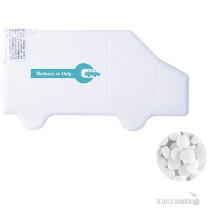 Vrachtwagen mintdispenser
