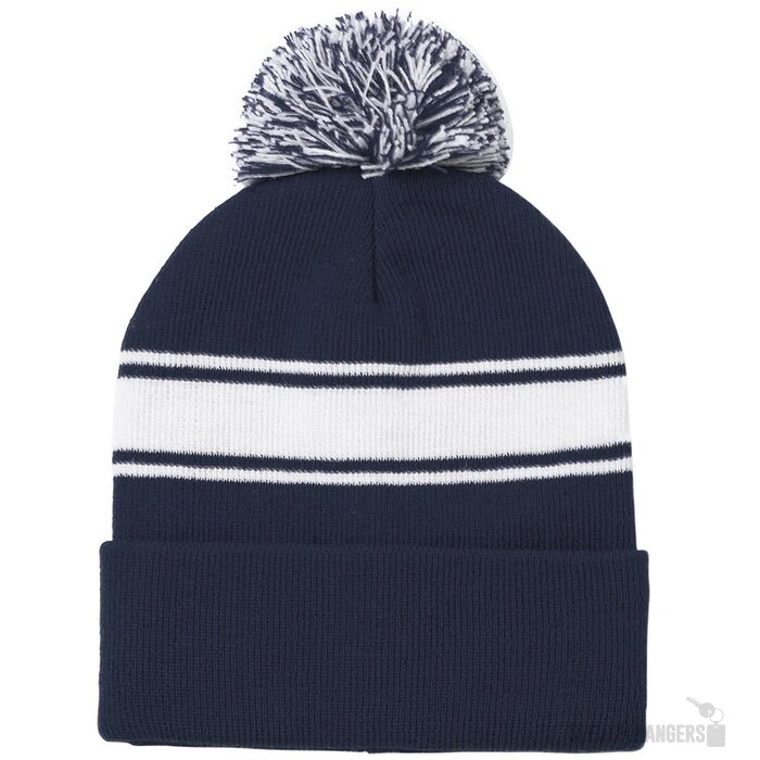 Muts Met Pompom Blauw