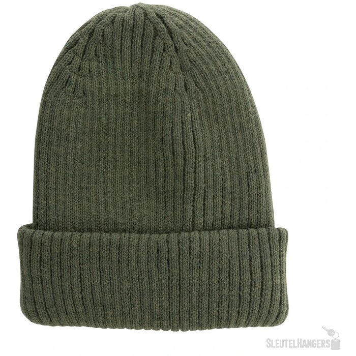 Impact AWARE™ Polylana® dubbel gebreide beanie groen
