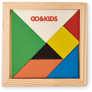 Tangram puzzel Bruin