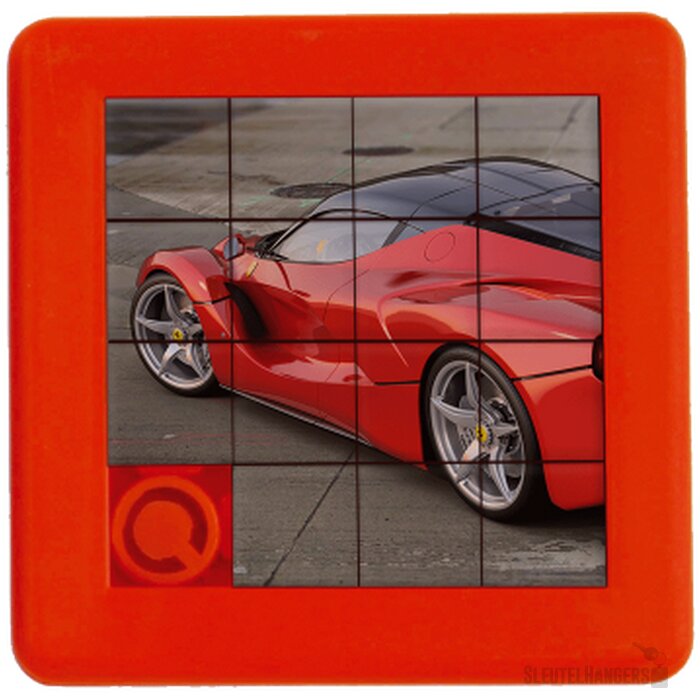 Schuifpuzzel Rood
