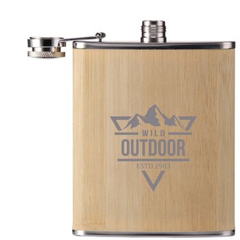 Bamboe Heupfles Naturel