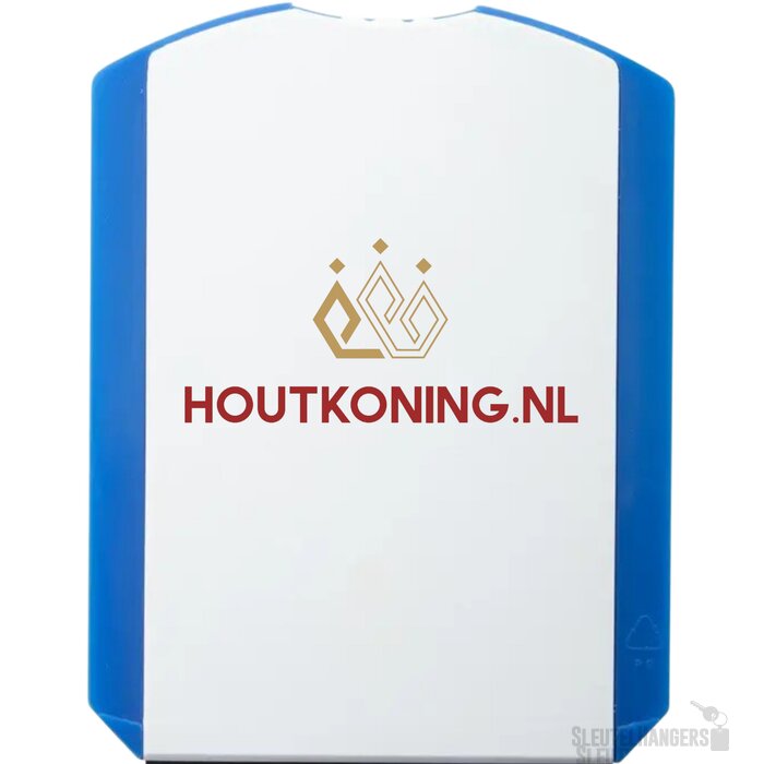 Parkeerschijf Met Ijskrabber Blauw