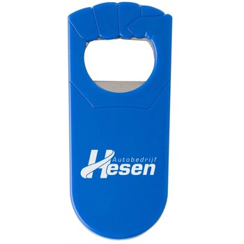 Flesopener met afsluitfunctie Blauw Flesopener met afsluitfunctie Blauw