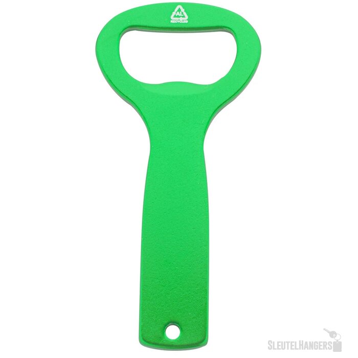Gerecycled Aluminium Flesopener Groen