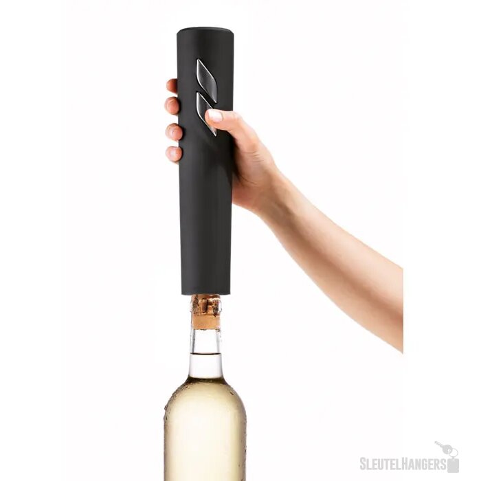 Elektrische flessenopener Zwart