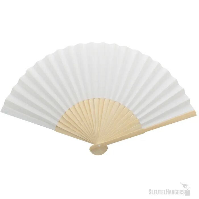 Bamboe Waaier Wit