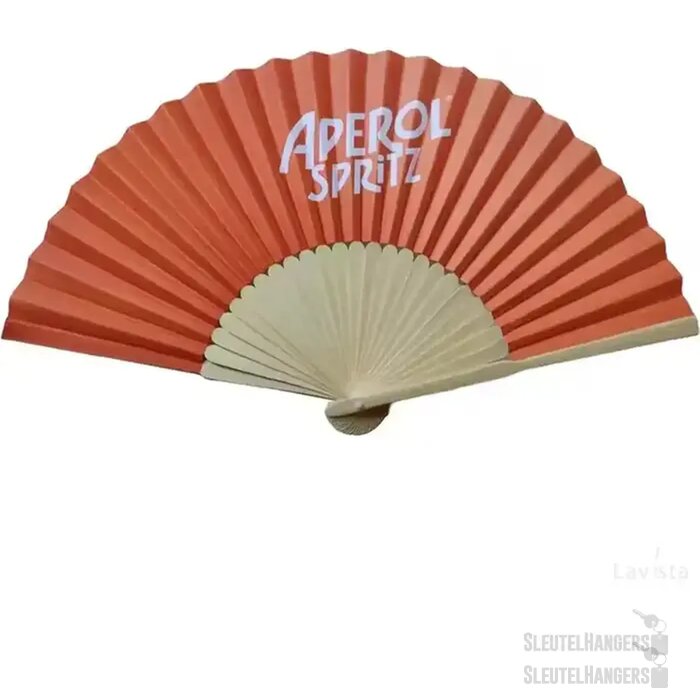 Bamboe waaier Oranje