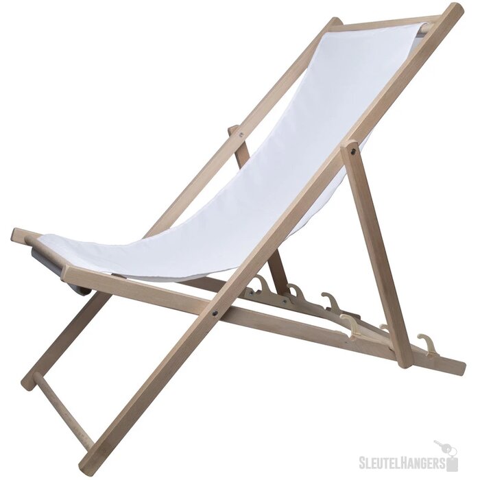 Houten Strandstoel Wit