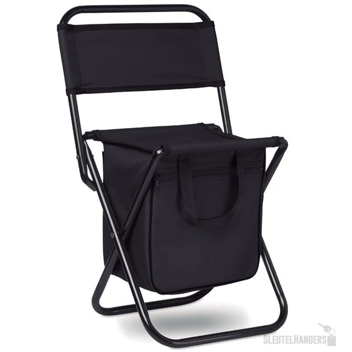Opvouwbare stoel/koeltas Sit & drink zwart