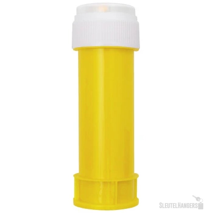 Bellenblaas met geduldspelletje Geel