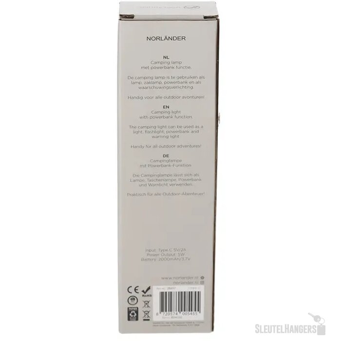 NORLÄNDER Powerbank Campinglamp