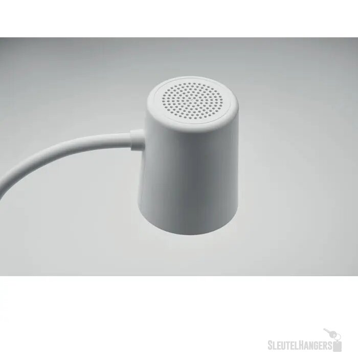 Lamp met oplader en speaker Wit