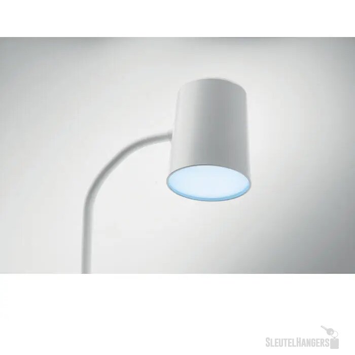 Lamp met oplader en speaker Wit