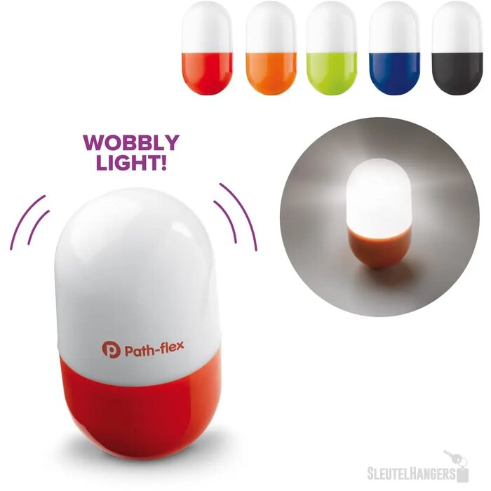 Wobbly light in ei-vorm