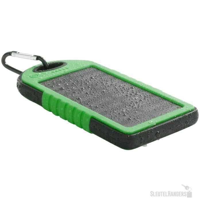 Powerbank op zonne-energie (4.000 mAh) Groen