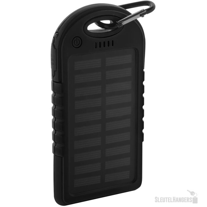 Powerbank op zonne-energie (4.000 mAh) Zwart