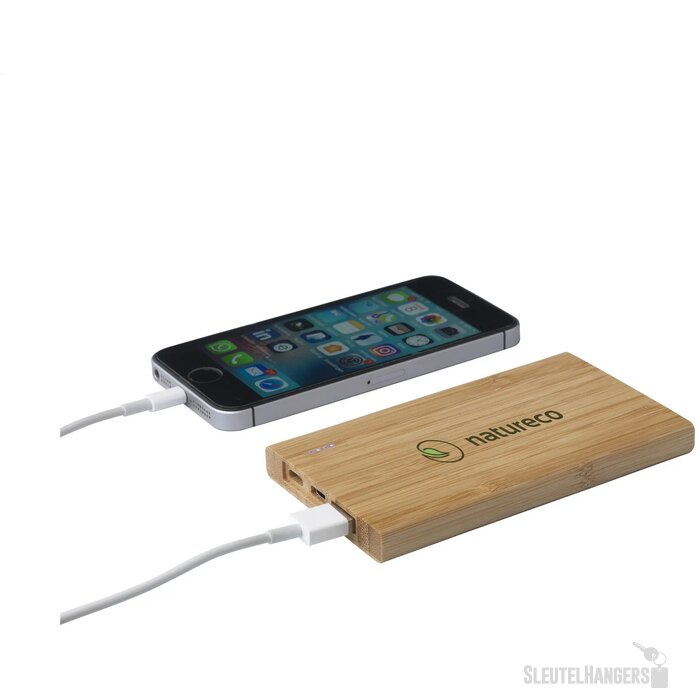 Bamboe powerbank (4000 mAh)