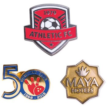 Metalen pin in eigen vorm (hard emaille)