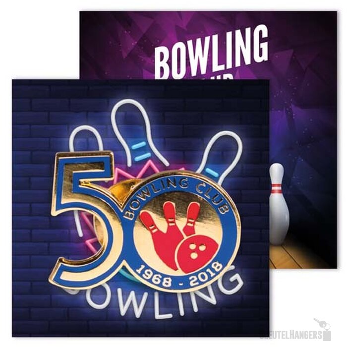 Metalen pin in eigen vorm (hard emaille)