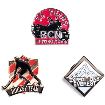 Metalen pin in eigen vorm (zacht emaille)