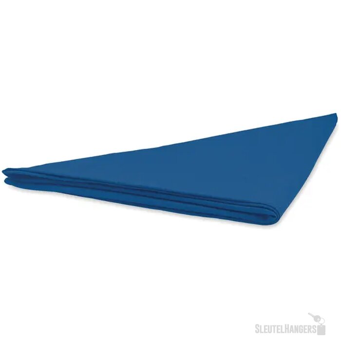 Katoenen bandana Kobaltblauw