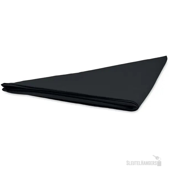 Katoenen bandana Zwart