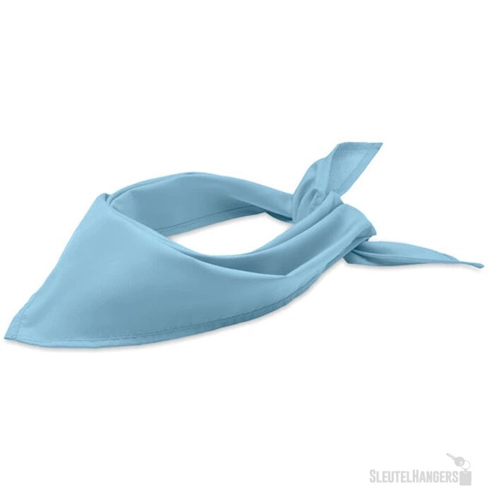 Katoenen bandana Lichtblauw