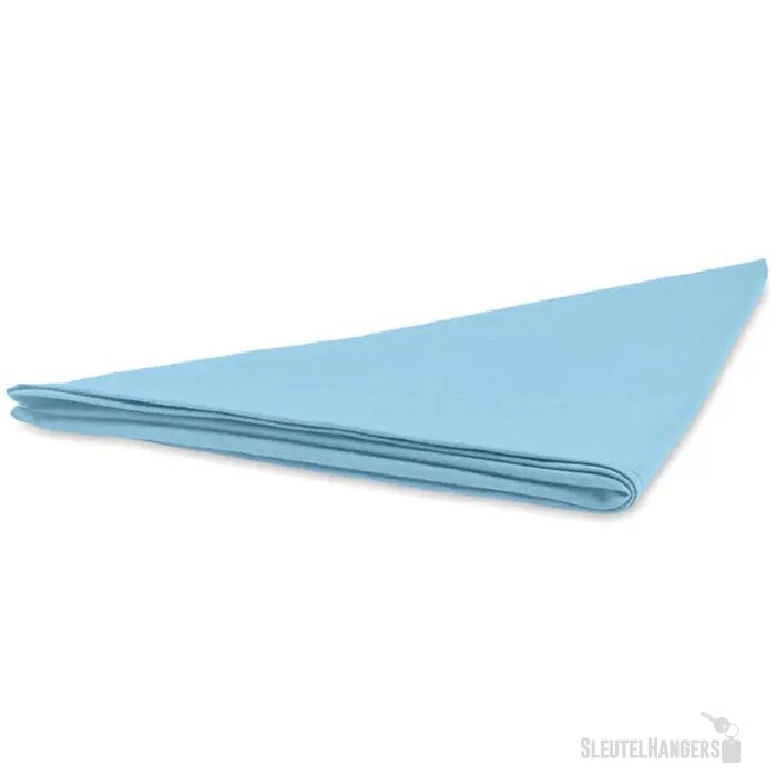 Katoenen bandana Lichtblauw