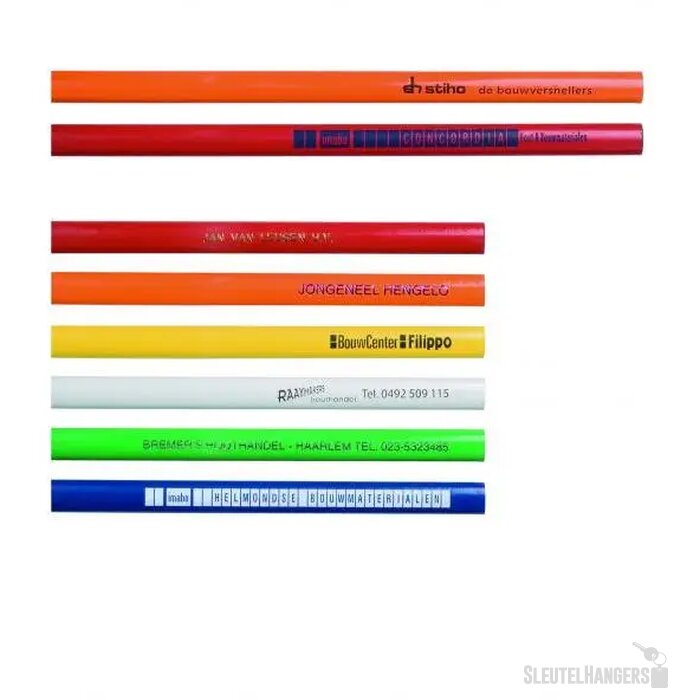 Bruynzeel timmermanspotlood Wit