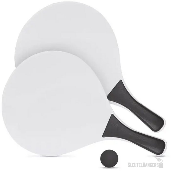 Beach tennis set Zwart