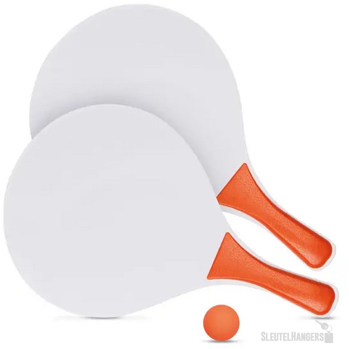 Beach tennis set Oranje