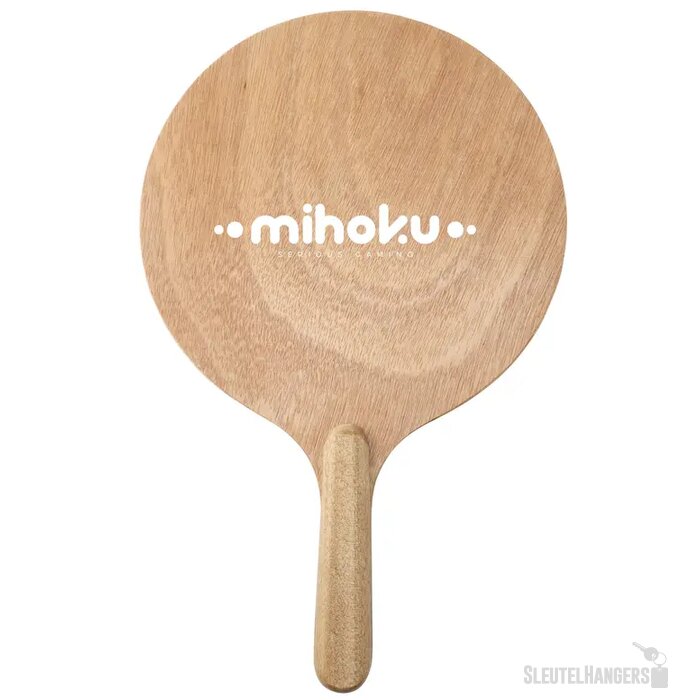 Houten Beachtennis Strandspel Zwart/Bruin