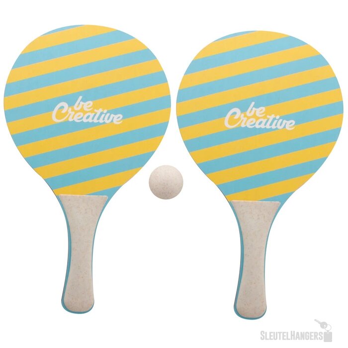 Beachball Set Volledig Bedrukt Naturel