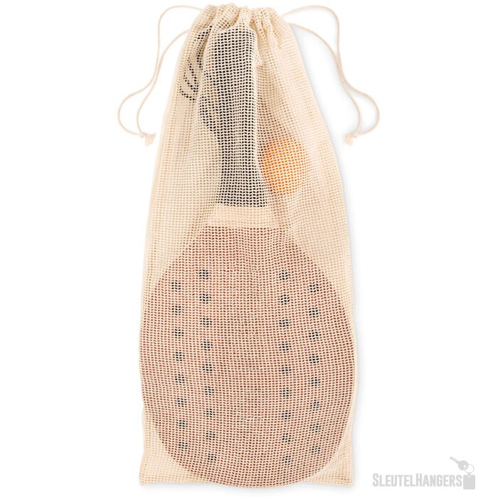 Houten strandtennis set Bruin