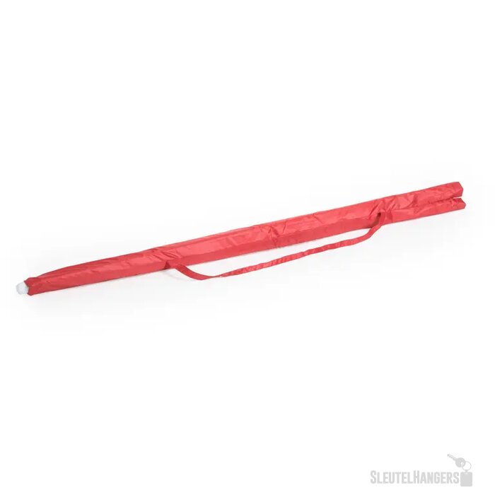 Grote parasol met kantelbare stok Rood