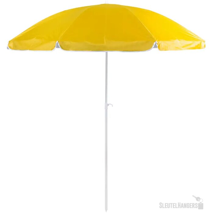 Grote parasol met kantelbare stok Geel