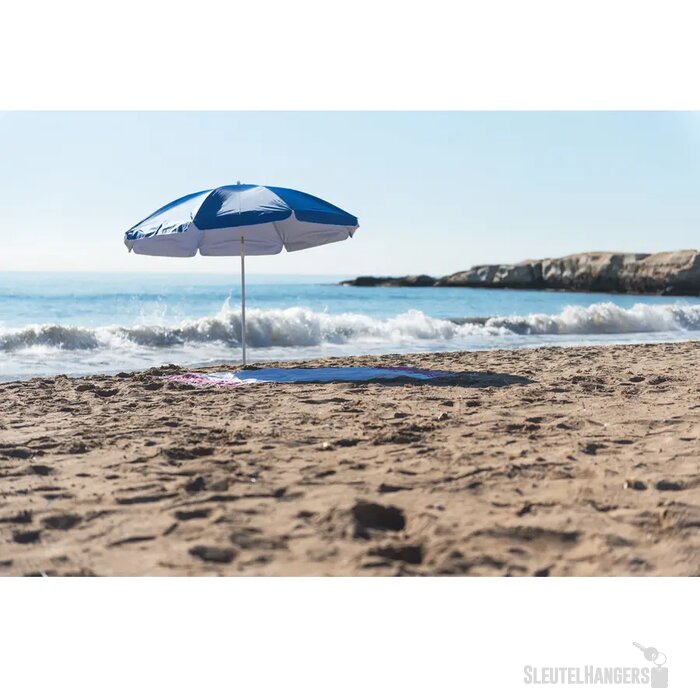 Grote parasol met kantelbare stok Blauw