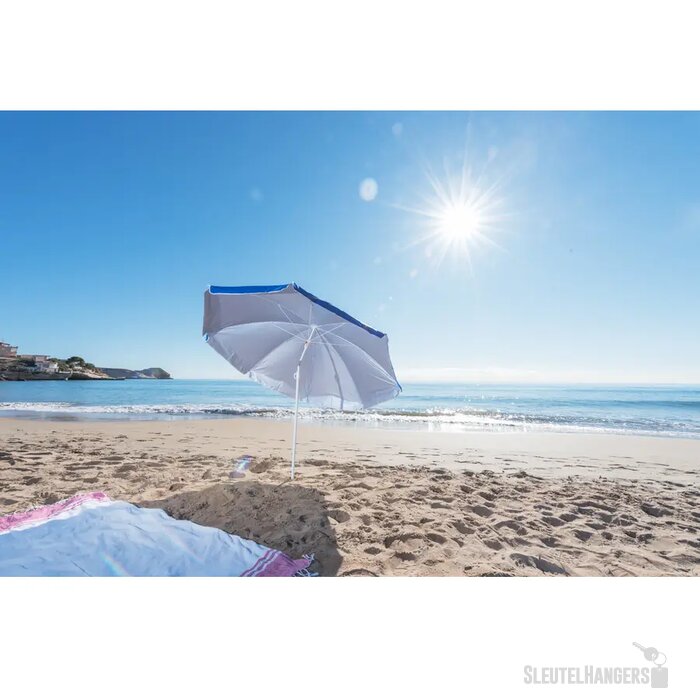 Grote parasol met kantelbare stok Blauw