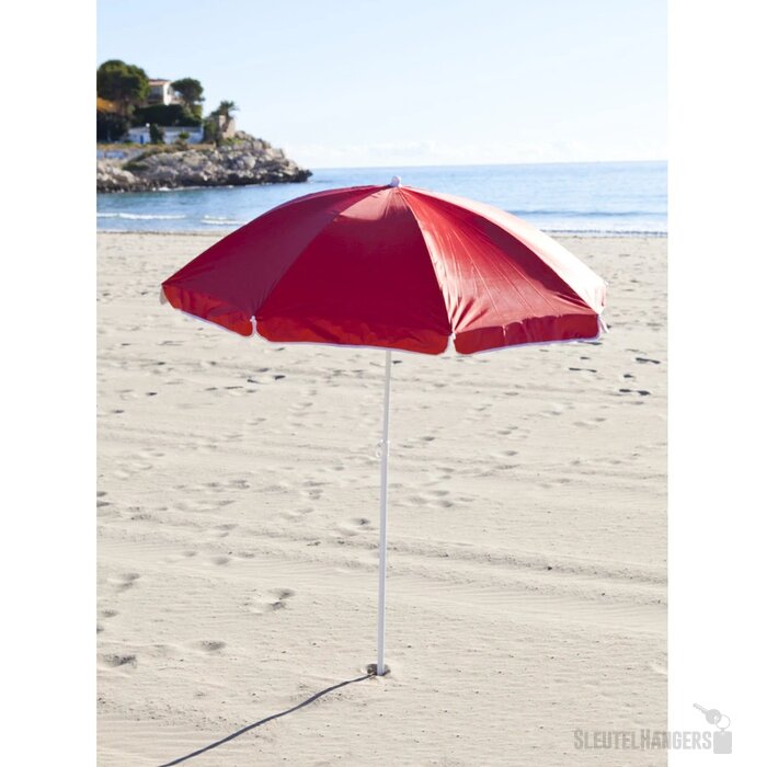 Strandparasol Met Uv-Bescherming Rood