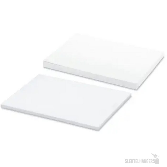 Memoblok met sticky notes Wit